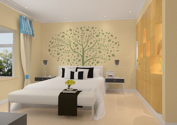 給硅藻泥這樣配色裝修，想心情不好都難